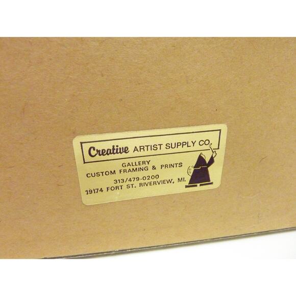 Vintage Cross-stitch Violin on Chair Framed Cottage Musician Home Decor - Picture 6 of 6